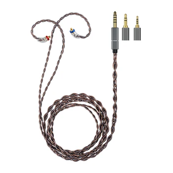 Кабел за слушалки FiiO LF-РБ MMCX с магнитна замяна с вилица, за да FiiO FH7 / FD7 / FH9/ Shure