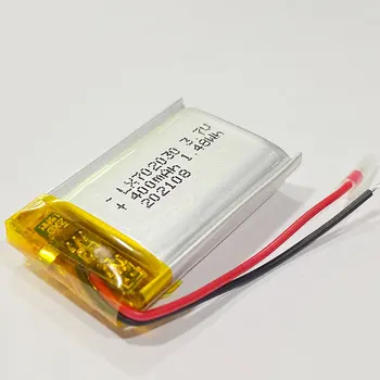 3,7 В 702030 400 mah литиево-полимерна акумулаторна батерия за DIY MP3 GPS Оборудване за PSP video recorder играчки с дистанционно управление дрон красотата инструмент 1