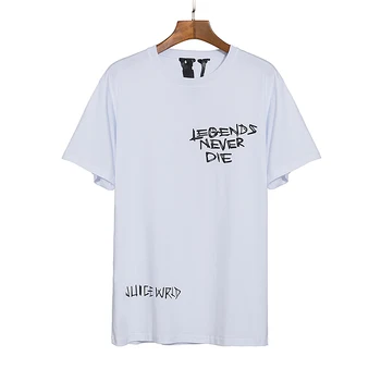 VLONE женска двойка с къси ръкави, свободна градинска риза в стил хип-хоп, тенденция мъжки памучен ежедневни тениска с писмото принтом V699520