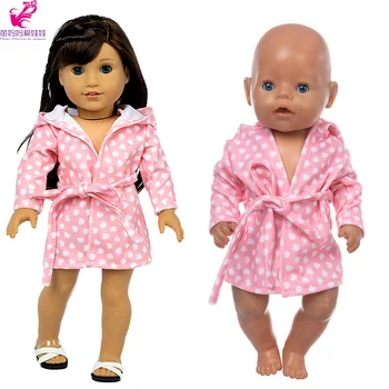 43 см дрехи за кукли розов гащеризон с заек 40 см Nenuco Ropa y su Hermanita 18 инча облекло за кукли за момичета пижамный комплект 4
