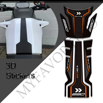 На мотоциклет За 890 Duke Adventure R на Газ, Горивен Маслен Комплект Защита на Коляното 3D стикери Стикери с Резервоар с Тампон Странични Ръкохватки 2