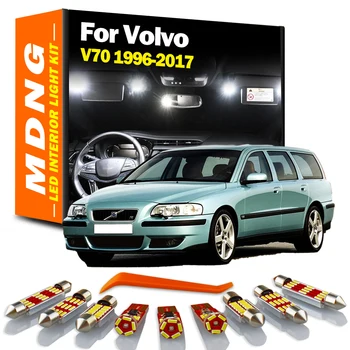 MDNG За Volvo V70 1996-2013 2014 2015 2016 2017 Led Вътрешен Купол Карта на Багажника Комплект Led Лампи Canbus Без Грешки Автомобилни Аксесоари