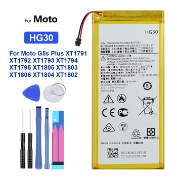 HG40 HG30 JT40 батерия За Motorola Moto G5 G6 G5S Плюс XT1791 XT1792 XT1793 XT1794 XT1795 XT1805 XT1684 XT1685 XT1926-6 НОВ 0