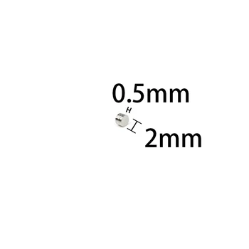 20-1500 бр Малък Кръг Магнит 2 * 0,5 мм Неодимовый Мощен Магнитен Постоянен Магнит мини-Дисков магнит за електроника звуково поле