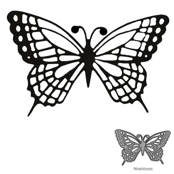 Метални режещи удари нарязани печати мухъл Животни Пеперуда за декорация Албум за изрезки от хартия занаятчийски нож мухъл нож удар шаблони