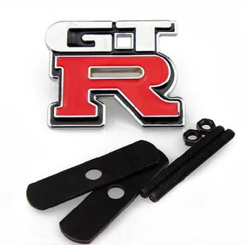 Предната Решетка Икона GTR Емблемата на Автомобилни Стикери Стикер на Кола-Стайлинг За calota carro G32 R33 R34 R35 Автомобилна Емблема
