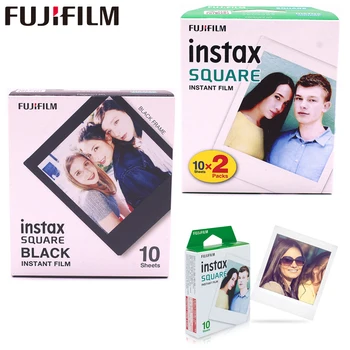 10-100 листа Fujifilm Instax Квадратна Instant фолио с бял кант за SQ10 Hybrid format share sp-3 SQ instant камера