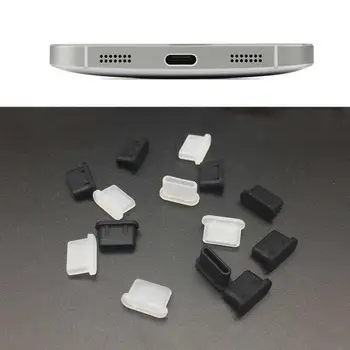 10 Бр. Прахозащитен Мъничета USB Дупки За Зареждане на Силикон Тип C Защита Пристанище Прахозащитен Тапи За Samsung, Huawei Letv Macbook 3