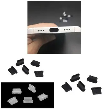 10 Бр. Прахозащитен Мъничета USB Дупки За Зареждане на Силикон Тип C Защита Пристанище Прахозащитен Тапи За Samsung, Huawei Letv Macbook 4