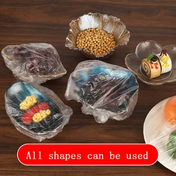 Еднократна Храни Пластмасова Опаковъчна Чанта Еластична Плодови Купа Чаша Прясно за съхранение Кухня  2
