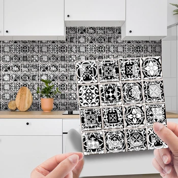 3D Кристални Мозайки на Самозалепващи Стенни Плочки Водоустойчиви Стикери За Стена Стикер Декор на Стените на Банята Художествена Живопис Кухня Backsplash 0