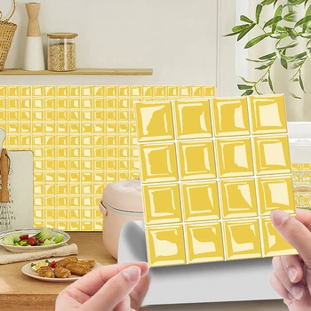 3D Кристални Мозайки на Самозалепващи Стенни Плочки Водоустойчиви Стикери За Стена Стикер Декор на Стените на Банята Художествена Живопис Кухня Backsplash 5
