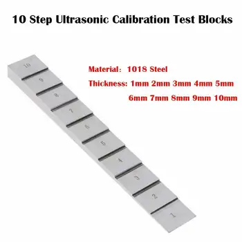 Изпитвателен блок ултразвукова калибриране 10 стъпки, За да Ултразвукови Толщиномера с Неразрушающим контрол Материал 1018 Стомана 1