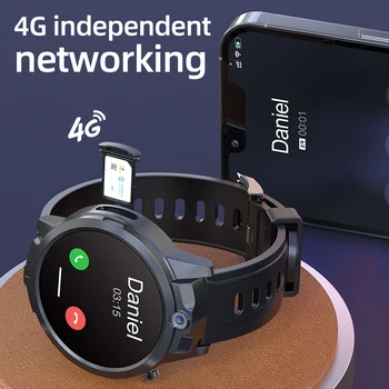 НОВ LZAKMR X600S 4G LTE Android Smartwatch С Двойна Камера, 4G 128 GB GPS Човек WiFi видео разговори Температурна Игра За IOS, Android HUAWEI 3