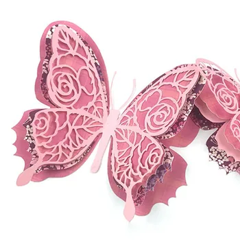 3D Многопластова Пеперуда Щанцоване За Направата на Картички 2021 Метални Режещи Удари САМ Занаяти Карта Режещи Печати За 