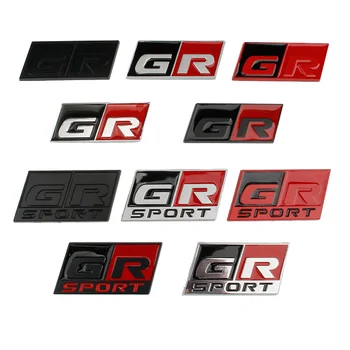 Авто 3D Метален GR Sport GAZOO Състезателни Логото на Иконата Емблемата на Стикери Стикер За Toyota 86 Corolla CHR Yaris Hilux Supra Аксесоари