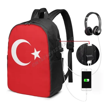 Раница Турция Флаг на Турция, Карта на Страната на Турците Е В МОЯТА ДНК Фенове на Студентски Училище раница Пътен Случайни Раница за лаптоп Унисекс