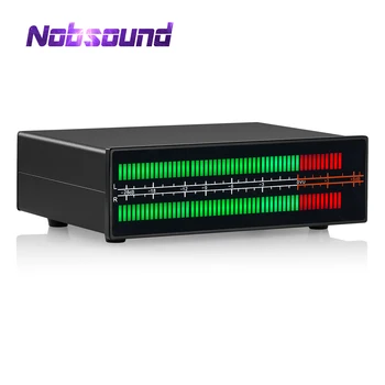 Nobsound 112 Бита Led Измерител на Нивото на Звука Микрофон + ЛАЙН Музикален Визуализатор Спектър от Аудио Анализатор Дисплей Стерео Аудио Сплитер Адаптер
