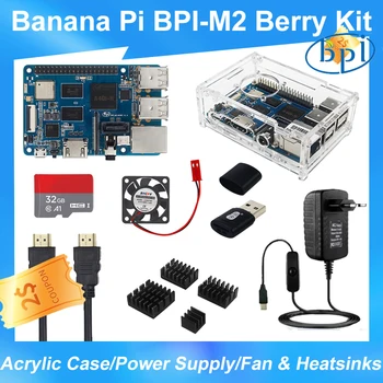 Banana Pi BPI-M2 Berry Четириядрен процесор Cortex A7 Allwinner A40i Процесор 1G DDR Размер на Raspberry Pi 3 Интерфейс MIPI DSI Banana Pi M2 Berry