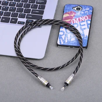 3,5 мм Цифров Оптичен аудио кабел, Fiber Mini Toslink за оптични Toslink кабел