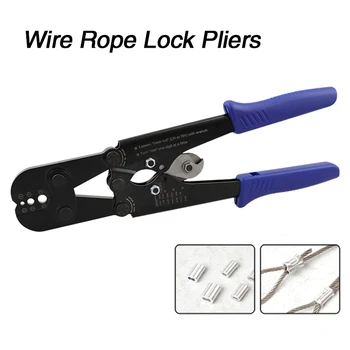 Ръчни клещи инструмент за кримпване на кабели за пресоване на медни и алуминиеви Овални Втулок Обжимные Клещи и стопорные втулки от 1,58 до 3,5 мм