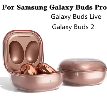 Блестящ Прозрачен Калъф За Samsung Galaxy Рецептори 2 Pro Силиконов Калъф За слушалки Galaxy Рецептори Live/Защитно покритие Рецептори 2 Pro