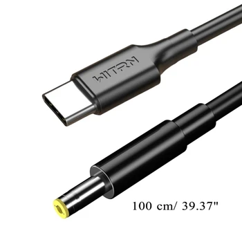 E8BA USB Type C C до 4,0x1,7 мм 12 PD Trigger захранващ Кабел за LCD Монитори Cine Излъчване на Радио 12 Устройства