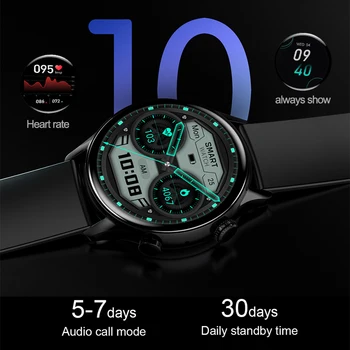 NFC Смарт часовници Мъжки 390*390 AMOLED дисплей Винаги Показва Време на повикване, Bluetooth Часовници Мъжки Спортни Умни Часовници За Huawei, Xiaomi 3