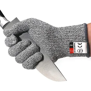 Защитни ръкавици със защита от Порязване HPPE ниво 5, Высокопрочные, Промишлени, Кухненски, Градинарство, Срещу Драскотини, Срещу порязвания, Многофункционална, за рязане на стъкло 2