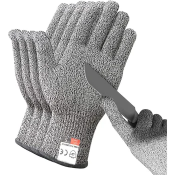 Защитни ръкавици със защита от Порязване HPPE ниво 5, Высокопрочные, Промишлени, Кухненски, Градинарство, Срещу Драскотини, Срещу порязвания, Многофункционална, за рязане на стъкло 3