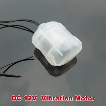 Бяла пластмаса вибрации мотор DC 12V 5000RPM капачки повод пластмасата е вибриращ electric валяк за масаж
