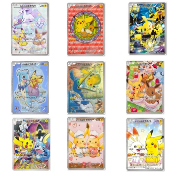 Аниме Пикачу Pokemon Карти Соббл Скорбунни Eeveelution HP Битка Игра на Карти Търговия са подбрани Карта Детски Подарък За Рожден Ден