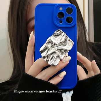 3D Калъф за iPhone 14 Pro Калъф с Група Меки Прозрачни Организаторите Силиконов Калъф за Телефон Защитен Калъф за Камера за iPhone 14 4