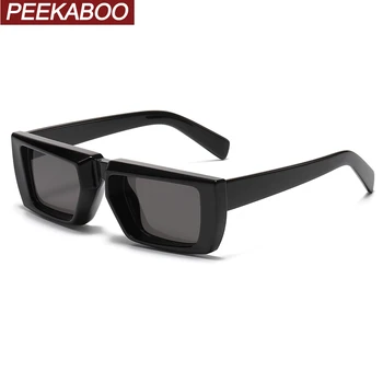 Peekaboo черни квадратни слънчеви очила с uv400 дамски модни дамски слънчеви очила за мъже зелен кафяв женски дропшиппинг 2023 мъжки
