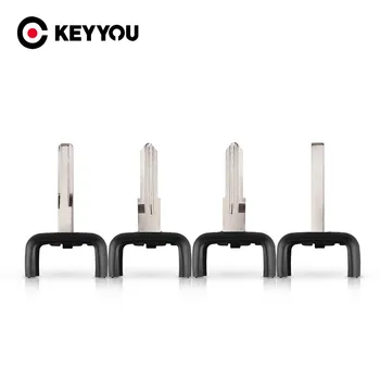 KEYYOU Дистанционно ключ във формата на Миди Ключодържател Калъф За Opel Vauxhall Vectra, Zafira, Astra За ключ на Chevrolet с нож HU46/YM28/HU43/HU100