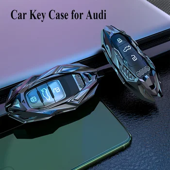 Калъф за ключове за автомобили Audi A1 A3 A4 A6 Q2L Q3 S3 S5 S6 R8, TT, Q7, Q5 A4L Q5L A5 A6L A7 A8 Q8 Автомобилни Аксесоари Калъф за Ключове под формата на Миди Протектор