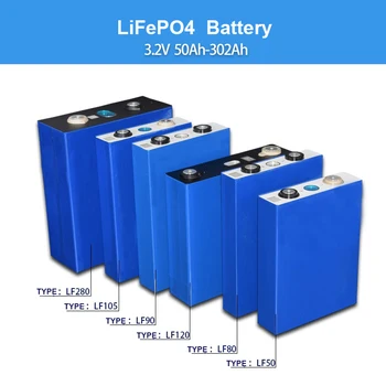 Батерия 3.2 в 50ах-280ах ЛиФеПО4 за слънчева батерия фосфат-йонни батерии и съхраняване на енергия