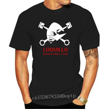 Нова Тениска На Едро Camiseta Loquillo Y Los Trogloditas Negra