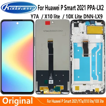 Оригинален дисплей За Huawei Y7A Honor 10X lite DNN-LX9 LCD дисплей с Сензорен екран Дигитайзер За Huawei P Smart 2021 LCD