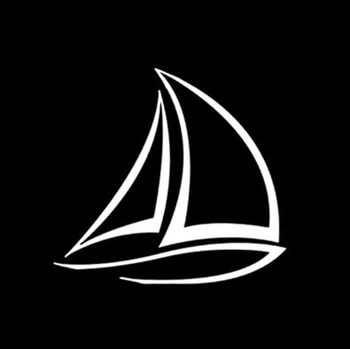Самоличността На Винил Стикер Черен/Бял Интересен Моряк Яхта, Лодка С Декор На Колата Стикер Аксесоари