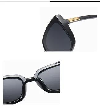 VWKTUUN Квадратни Vintage Слънчеви Очила Дамски Големи Слънчеви очила За Дами На Открито Голяма Дограма Нюанси UV400 Огледални Очила 5
