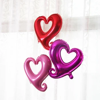 18 инча романтична кука във формата на Сърца балони гелиевый топка сватба на Деня на Свети Валентин Декорация на рождения Ден на сърцето балони балони