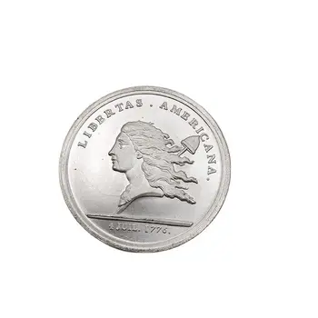 1776 Либърти Американската Възпоменателна Монета са подбрани Медал Non Sine Diis Animosus Infans на Сувенири, Декорация на дома Занаяти 0