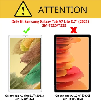 PET-фолио против надраскване за Samsung Galaxy Tab A7 Lite Защитно фолио за екрана 8,7 