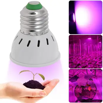 E27 110 В НА 220 В LED Фитолайт за Растенията, Лампа за Отглеждане, Лампи за Отглеждане, Лампи за Растения, Цветя