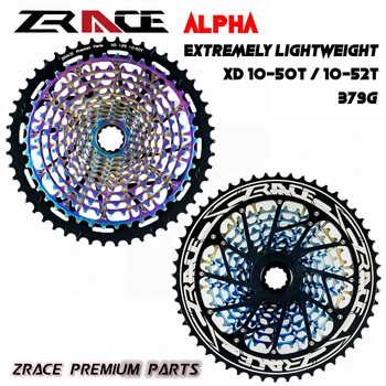 Касета ZRACE ALPHA EX 12s XD 12 Способи за планинско колоездене свободно движение 10-50 T 10-52 T - Rainbow, който е съвместим с XD freehub, XX1 X01 GX Eagle
