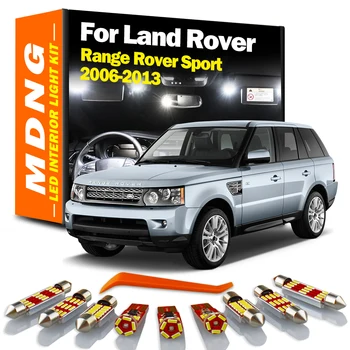 MDNG 16 бр. За 2006 2007 2008 2009 2010 2011 2012 2013 Land Rover Range Rover Sport Canbus LED Вътрешен Купол Карта на Багажника Комплект Осветление 0