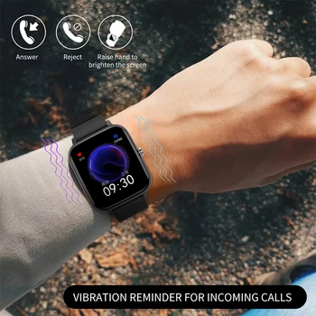 LIGE Смарт Часовници За Жени Bluetooth Smartwatch Тренировка на Дишането Мониторинг на Сърдечната Честота Водоустойчив Цифров Часовник Мъжки Reloj Hombre 3