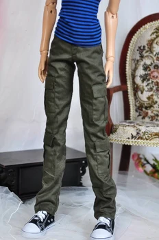 1/4 1/3 мащаб BJD облекло Армейски зелен гащеризон панталони за момичета BJD/SD MSD SD13 SD17 SSDF ID72 HID силен Чичо кукла аксесоари C0109