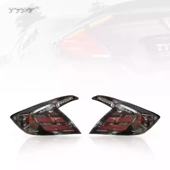 Led Задни Светлини С Висока Яркост Тип R Mugen Висококачествен Задна Светлина За Honda Civic Седан 2016-2021
